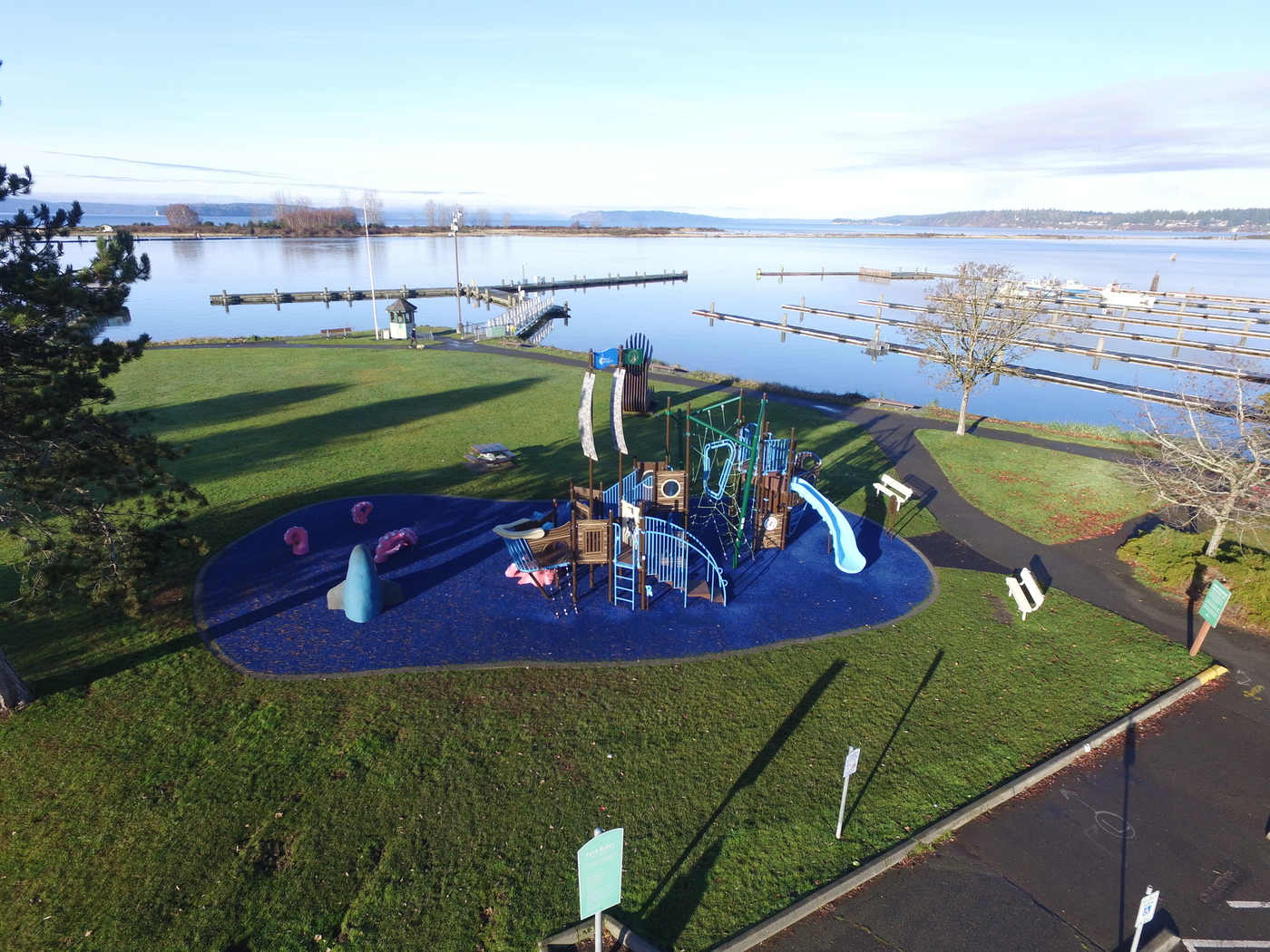 jetty landing, custom playground, everett, washington